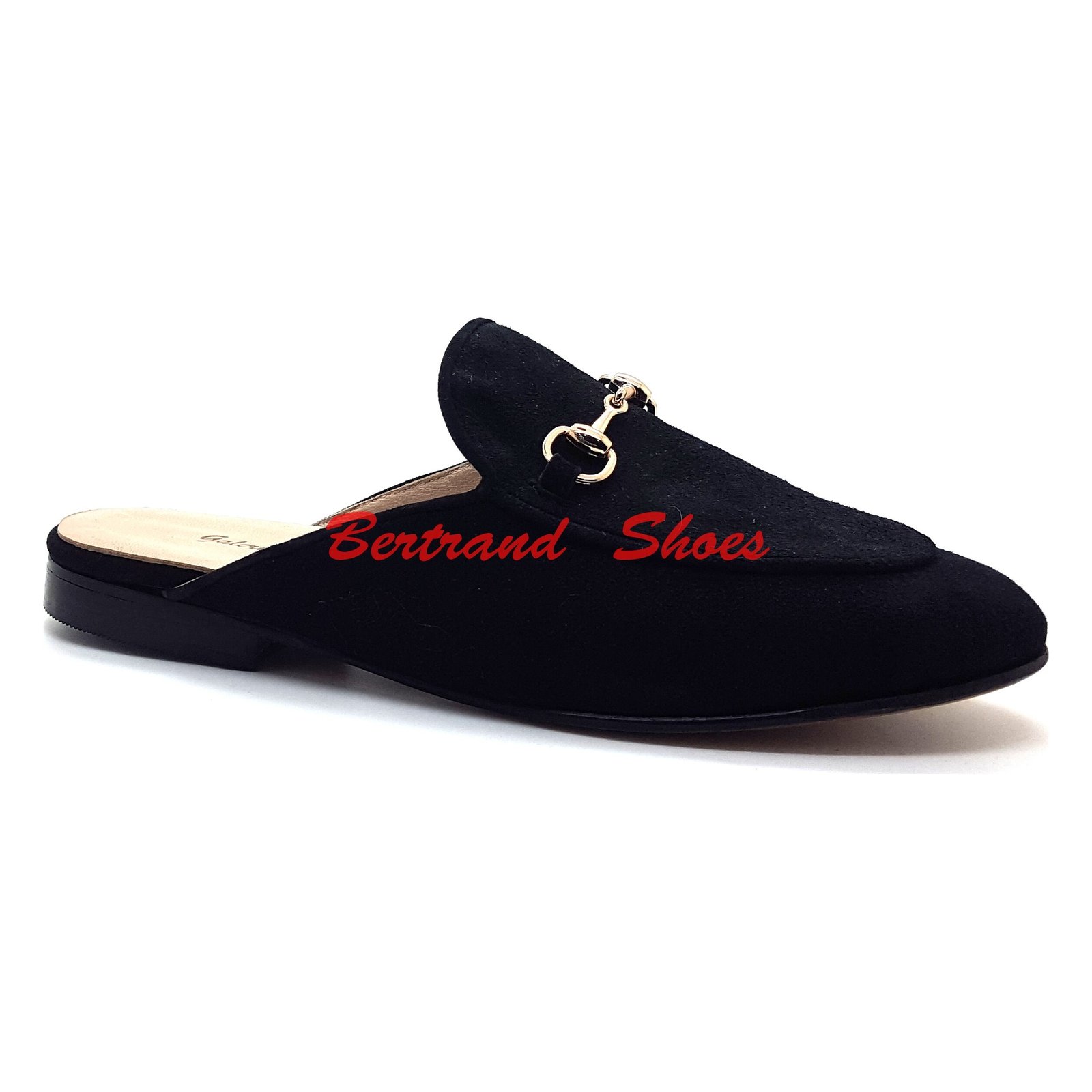 Mules en daim noir - GC