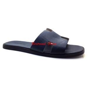 Sandales en cuir bleu - 020