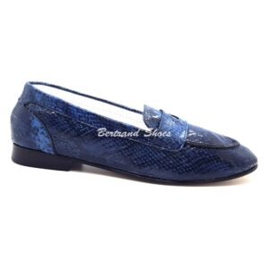 Chaussure en python bleu - Alpi