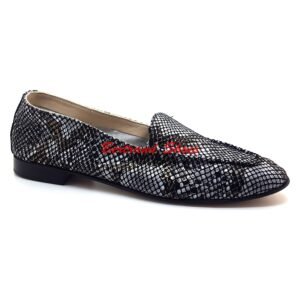 Mocassin cuir souple vip noir- Dumi