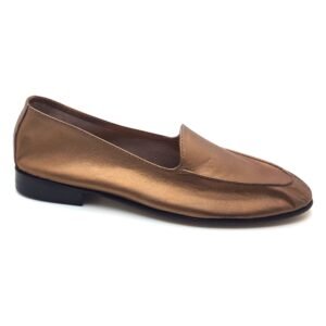 Mocassin cuir souple bronze- Dumi