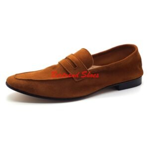 Mocassin en daim - Delta h - Camel