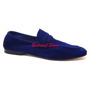 Mocassin en daim - Delta h - Bleu