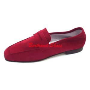 Mocassins en daim rouge - Delta f