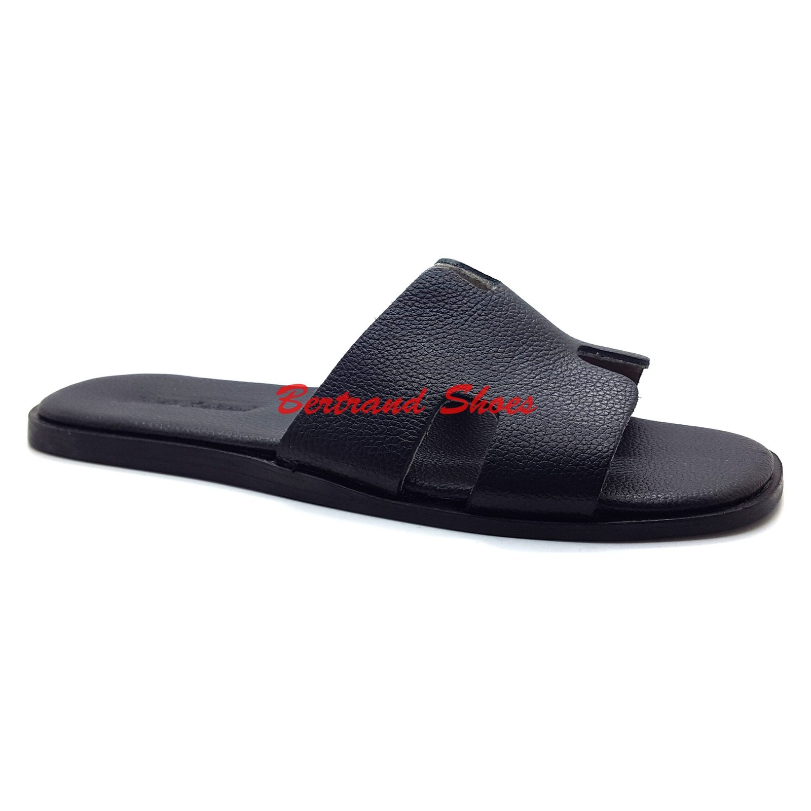 Sandales en cuir noir - 020