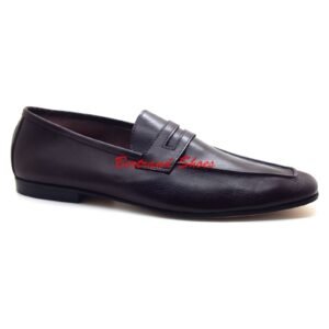 Mocassins en cuir - Delta h - Marron