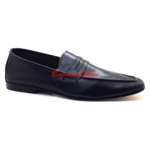 Mocassins en cuir - Delta h - Noir