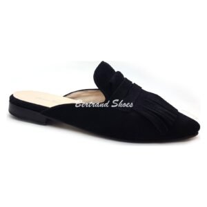 Mules en daim - Paris - Noir